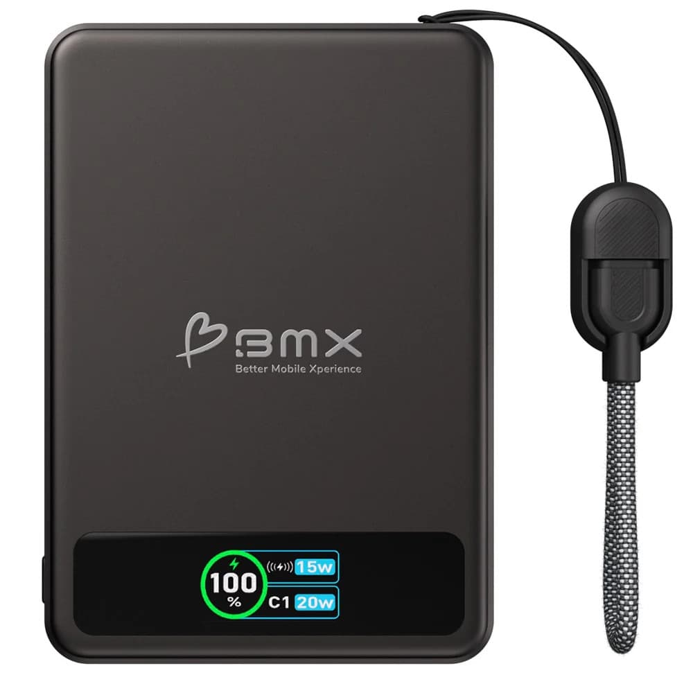 Sạc dự phòng BMX USA SolidSafe™ 10000 Mah Solid-State Qi2 Magsafe